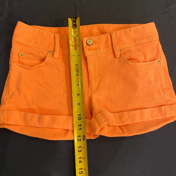 Lilly Pulitzer Clifton Jean Shorts Size 2 Orange 2" Stretch EUC Clifton Short - Picture 4 of 10